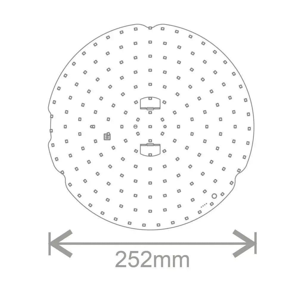 K2D LED DD Standard module, Watt/CCT switchable, 9-18W