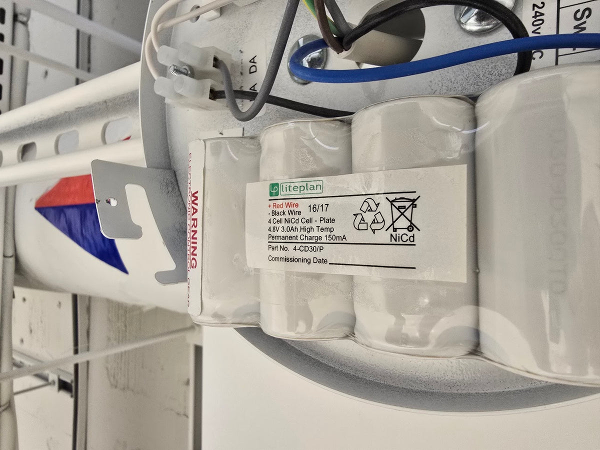 Alternative brand to the obsolete Liteplan 4-CD30/P 4.8V 3.0Ah