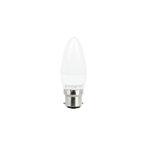 Integral LED Candle Bulb B22 250Lm 3.4W 2700K Non-Dimm 260 Beam Frosted Integral - ILCANDB22NC008