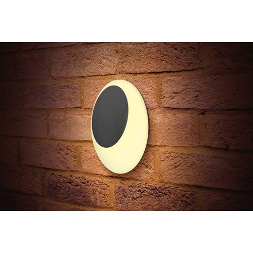 Integral LED Outdoor Decorative Wall Light Geolux Ip65 600Lm 13W 3000K Omni Directional Dark Grey Integral - ILDEA002
