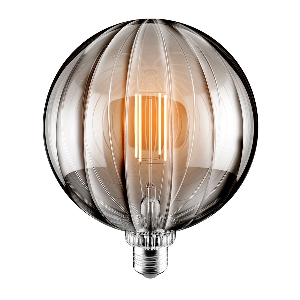 Crompton 21884 LED Decorative Solis Globe G150 Smoke 4.5W 1800K ES-E27