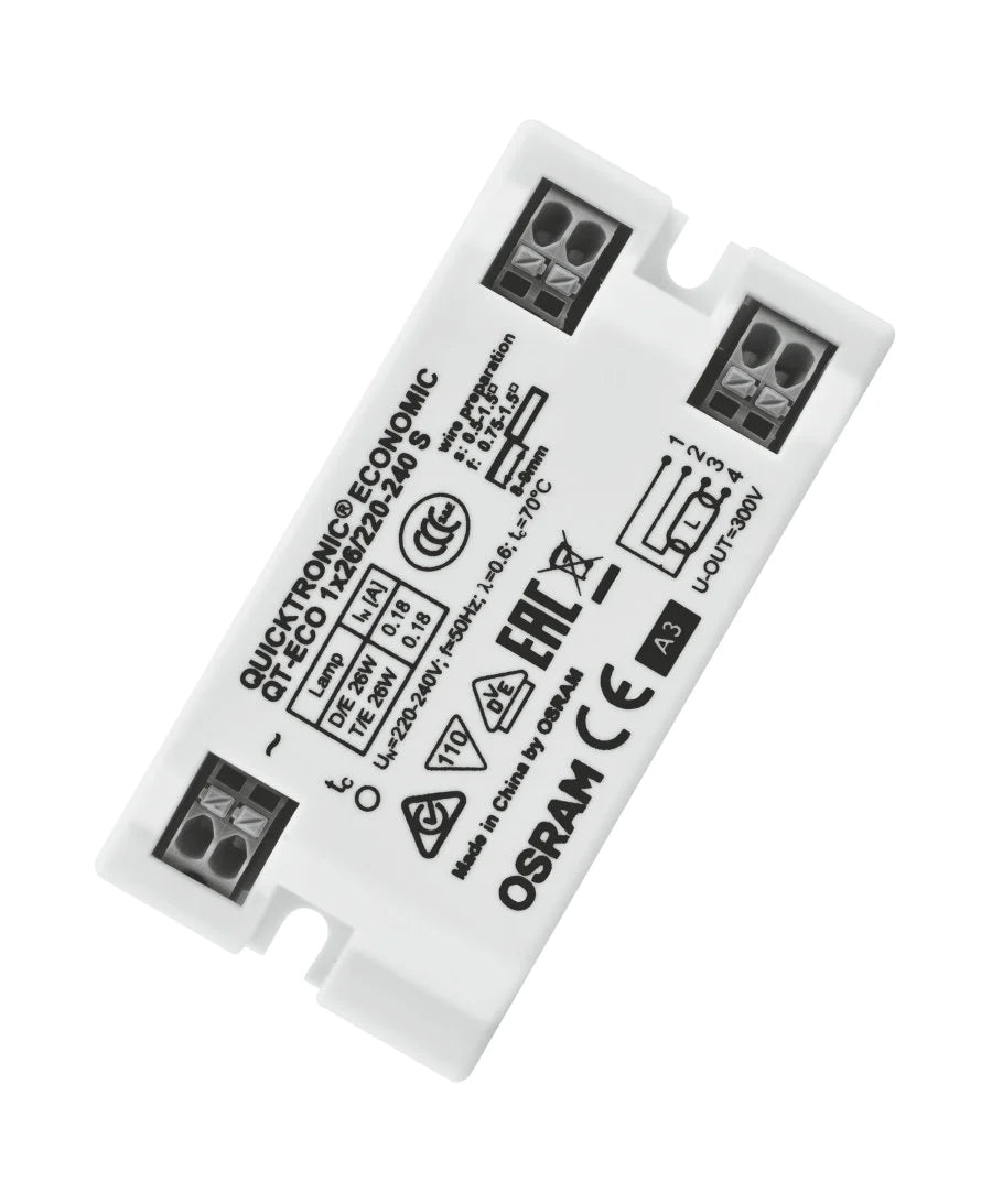 LEDVANCE/OSRAM - QTECO126-S-OS 1x26w DE/TE Electronic Ballast Square