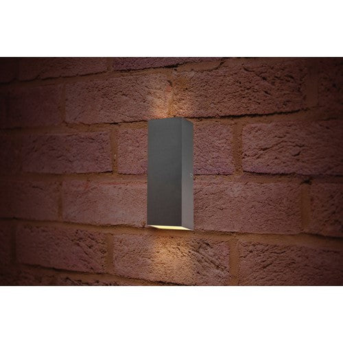 Integral LED Outdoor Decorative Wall Light Pablo Ip54 300Lm 8W 3000K Up/Down Light Dark Grey Integral - ILDEA010