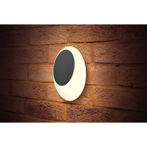 Integral LED Outdoor Decorative Wall Light Geolux Ip65 620Lm 13W 4000K Omni Directional Dark Grey Integral - ILDEA021