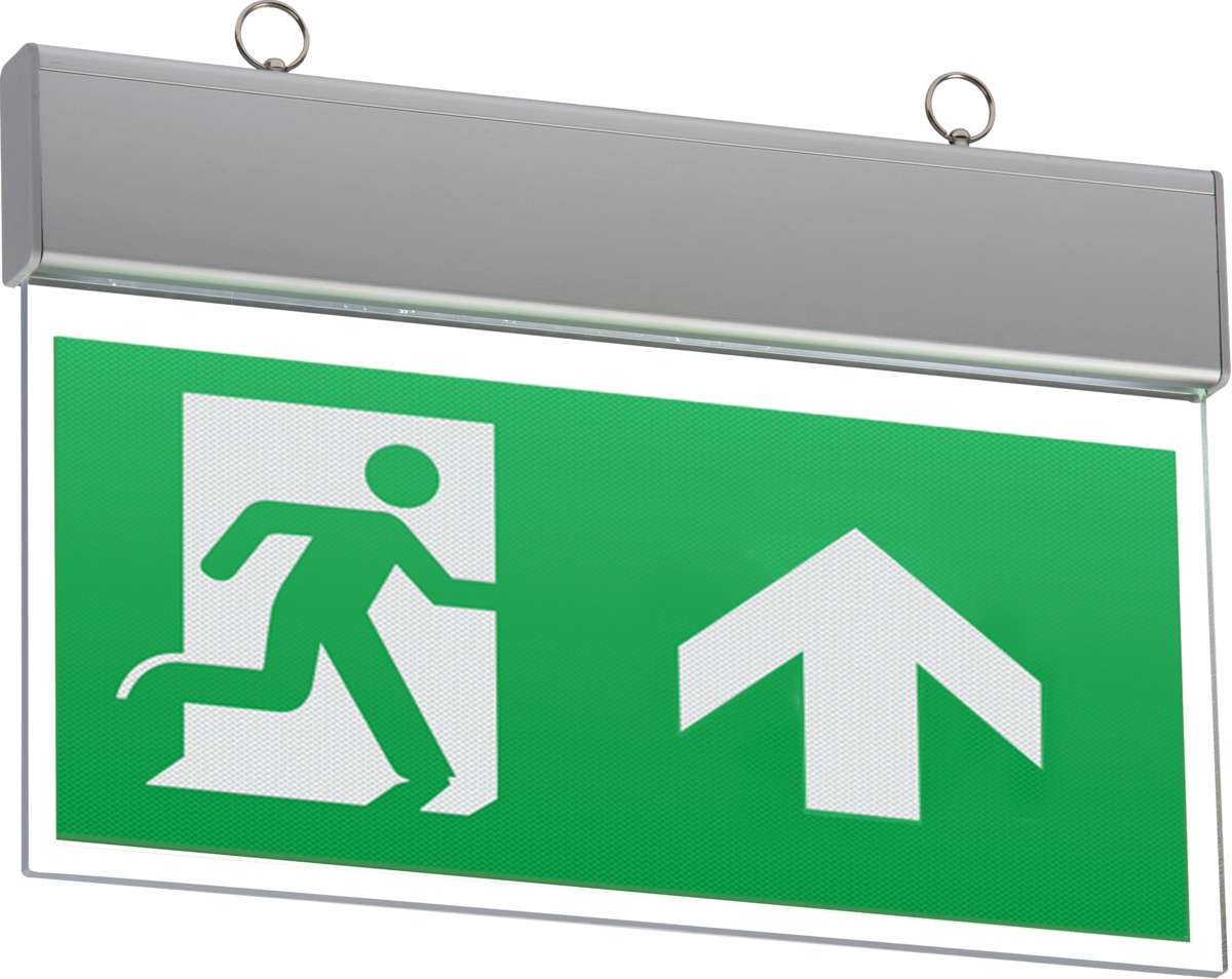 Knightsbridge EMSWINGLT LED Suspended Emergency Exit Sign - Lithium Battery