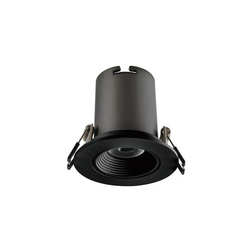 Integral LED Hi-Brite Tiltable Downlight 60Mm Cutout 9W 715Lm 82Lm/W 3000K 30 Beam Non-Dimm Finish-F Black Integral - ILDL60K010