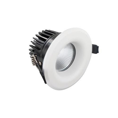 Integral LED Luxfire Fire Rated Downlight 70Mm Cutout Ip65 700Lm 9W 3000K 36 Beam Dimmable 78Lm/W White Integral - ILDLFR70A005
