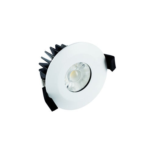 Integral LED Low-Profile Fire Rated Downlight 70-75Mm Cutout Ip65 900Lm 10W 3000K 60 Beam Dimmable 90Lm/W White Integral - ILDLFR70B012