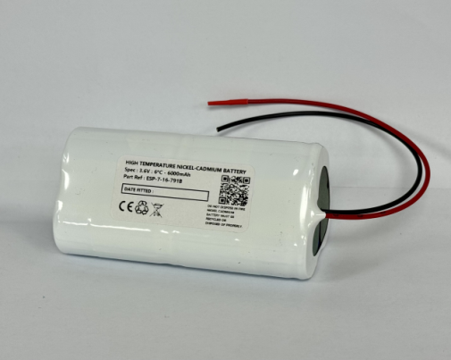 6/1C2-8-T-3S2P 3.6V 6000mAh NiCd Emergency Battery Pack