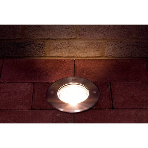 Integral LED Outdoor In Ground Uplight With H2O Stop Ip67 1270Lm 20.5W 3000K Uplight 35° Stainless Steel With H2O Stop Integral - ILGDA007