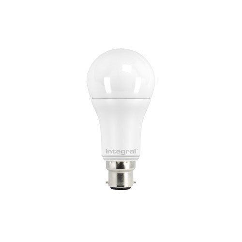 Integral LED Gls Bulb B22 1055Lm 8W 2700K Dimmable 240 Beam Frosted Integral - ILGLSB22DC024
