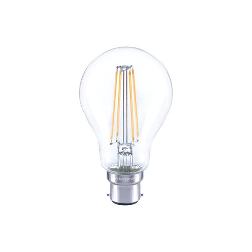 Integral LED Omni Filament Gls Bulb B22 806Lm 5.9W 2700K Dimmable 330 Beam Clear Full Glass - ILGLSB22DC055