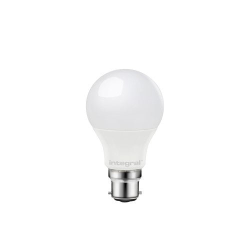 Integral LED Gls Bulb B22 806Lm 8.8W 2700K Dimmable 220 Beam Frosted Integral - ILGLSB22DC083