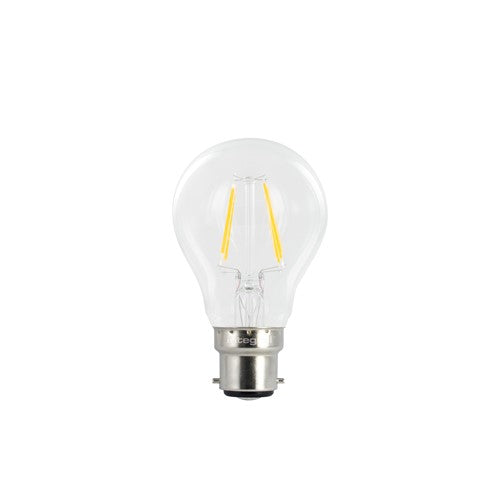 Integral LED Omni Filament Gls Bulb B22 470Lm 3.4W 2700K Non-Dimm 320 Beam Clear Integral - ILGLSB22NC002