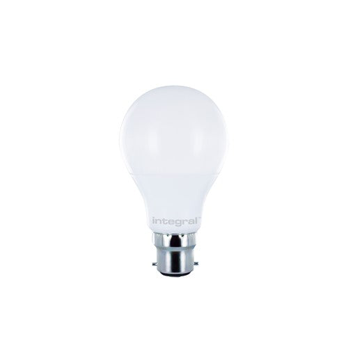 Integral LED Gls Bulb B22 1055Lm 9.5W 5000K Non-Dimm 240 Beam Frosted Integral - ILGLSB22NF016