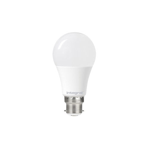 Integral LED Gls Bulb With Dusk To Dawn Dual Sensor B22 806Lm 8W 2700K Non-Dimm 240 Beam Frosted Integral - ILGLSB22SC042