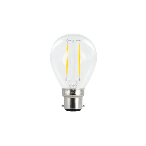 Integral LED Omni Filament Golf Ball Bulb B22 250Lm 1.8W 2700K Non-Dimm 320 Beam Clear Integral - ILGOLFB22NC003