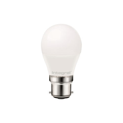 Integral LED Golf Ball Bulb B22 806Lm 6.5W 2700K Non-Dimm 240 Beam Frosted Integral - ILGOLFB22NC041