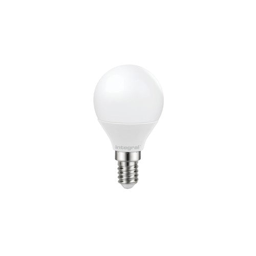 Integral LED Golf Ball Bulb E14 470Lm 4.2W 2700K Dimmable 240 Beam Frosted Integral - ILGOLFE14DC044