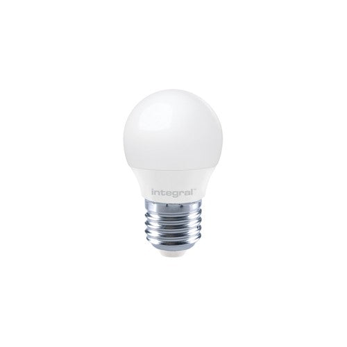 Integral LED Golf Ball Bulb E27 470Lm 4.2W 2700K Dimmable 240 Beam Frosted Integral - ILGOLFE27DC043