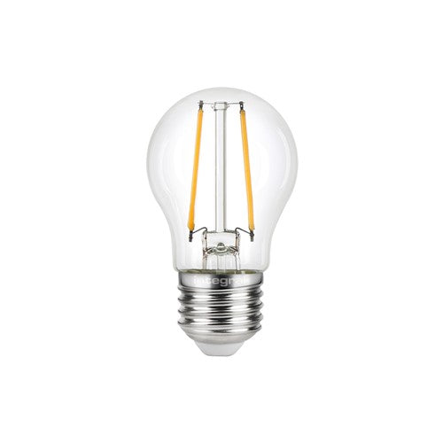 Integral LED Omni Filament Golf Ball Bulb E27 250Lm 1.8W 2700K Non-Dimm 320 Beam Clear Integral - ILGOLFE27NC001