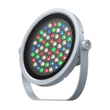 Ansell Lighting AKAR3/1/RGBW27/MB/OCTO OCTO Kamar 3 100W RGB & 2700K 12° Symmetrical LED Floodlight