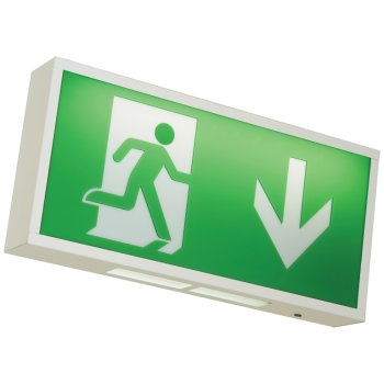 Ansell Lighting AWLED/L/AD Arrow Down Legend for Watchman LED Lithium Exit Sign