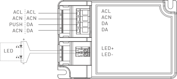BK-DEL042-0800BD1 250-800Ma Dip Switch Selector