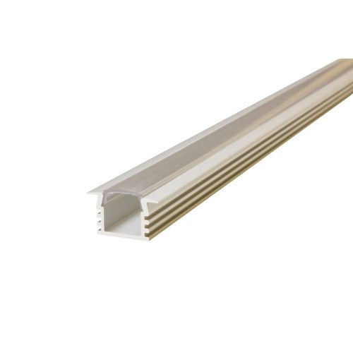 Integral LED Profile Aluminium Recessed 2M Clear Slide-In Diffuser For Ip65 10Mm Width Strip Integral - ILPFR023