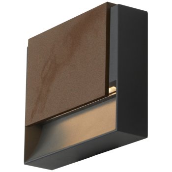 Ansell Lighting AGALIA/MINI/RUST Galia Mini 4W CCT Selectable Rust LED Wall light