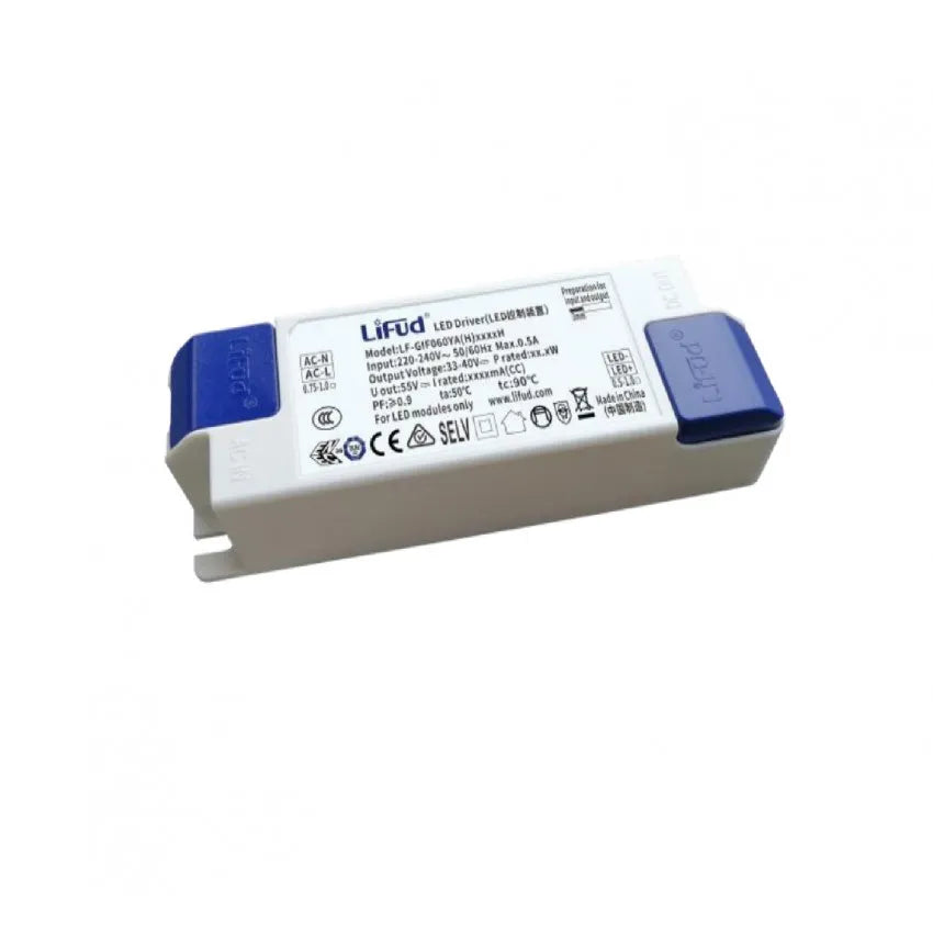 220-240V LIFUD No Flicker Driver 33-40V Output 1500mA 60W LF-GIF060Y(H) lifud - Easy Control Gear