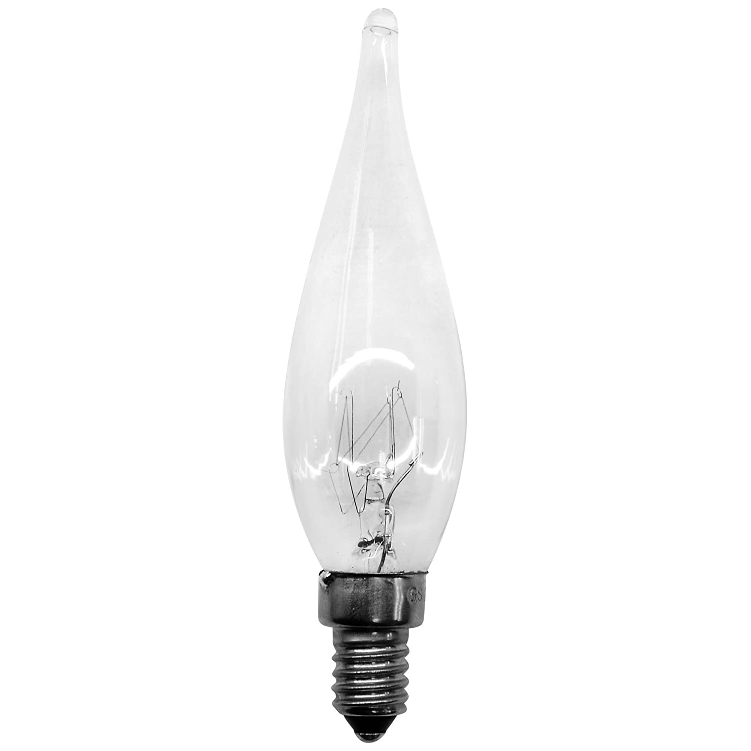 Casell 240v 15w E10 Clear 22x77mm GS1 Incandescent Lamps Casell - Casell Lighting