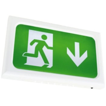 Ansell Lighting AENLED/3M/W/ST Encore White 2.6W Maintained/Non-Maintained Self-Test LED Exit Sign