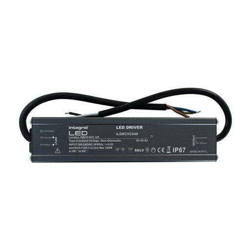 Integral LED Constant Voltage Driver 100W 12Vdc Ip67 Non-Dimm 200-240V Input Integral - ILDRCVC049