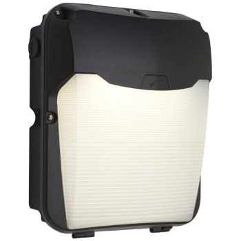 Ansell Lighting ALWPLED/DD4 Lynx 29W 4000K Black LED Wallpack - 1-10V Dimmable