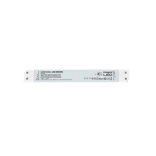Integral LED Constant Voltage Long & Slim Driver 30W 24Vdc Ip20 Non-Dimm 180-264V Input - ILDRCVA065