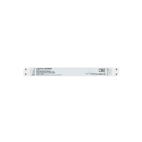 Integral LED Constant Voltage Long & Slim Driver 100W 24Vdc Ip20 Non-Dimm 180-264V Input - ILDRCVA068