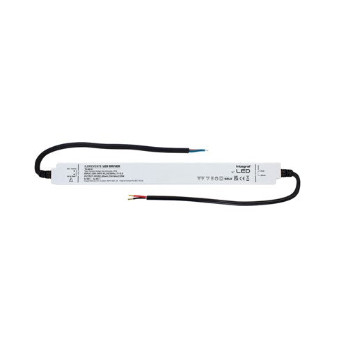 Integral LED Constant Voltage Long & Slim Driver 150W 24Vdc Ip66 Non-Dimm 180-264V Input - ILDRCVC075