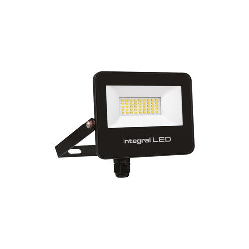 Integral LED Super Slim 2 Floodlight Ip67 3000Lm 30W 4000K 120? Non-Dimm 100Lm/W Black Integral - ILFLC232