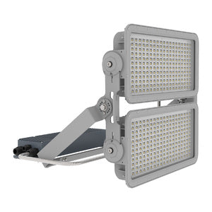 Vermillion 1200W High-power LED high mast floodlight, DAL12 & DMX, 5000k, Beam angle Asymmetric 50 (120 ° x 50 °)