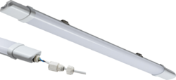 Fast Fix 230v IP65 2FT 720mm 18w LED Battern 5700k