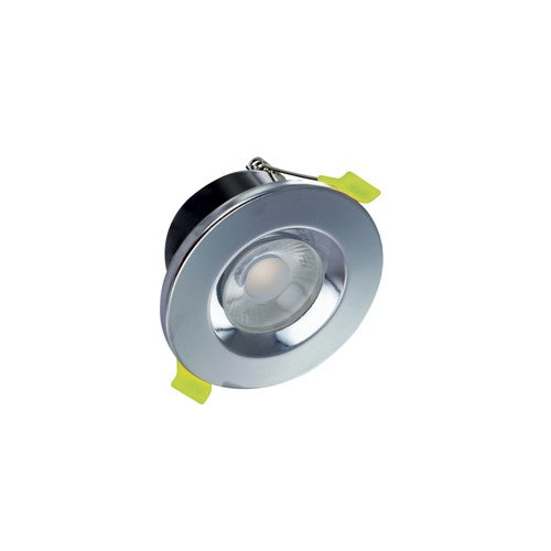 Integral LED J-Series Low-Profile Fire Rated Downlight 68Mm Cutout Ip65 600Lm 6W 3000K 38 Beam Dimmable 100Lm/W Polished Chrome Integral - ILDLFR68J003