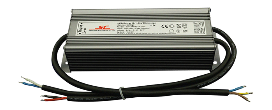 KV-xx060-A-DIM 60W 0/1-10V Constant Voltage LED Driver IP66 12/24/48V