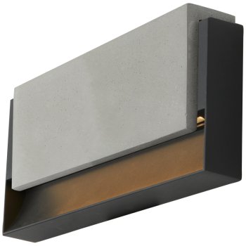 Ansell Lighting AGALIA/MAXI/CONC Galia Maxi 8W CCT Selectable Concrete LED Wall Light