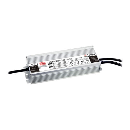 Integral LED Constant Voltage Driver 320W 48Vdc Ip67 3 In 1 Dimming 1-10V 10V Pwm Signal And Resistance 90-305V Input 20W Min Load - HLG-320H-48B