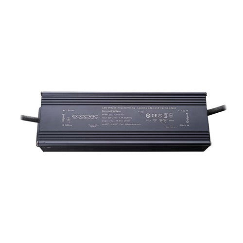 Integral LED Constant Voltage Driver 300W 24Vdc Ip66 Triac Dimmable 180-240V Input 20W Min Load - ELED-300P-24T