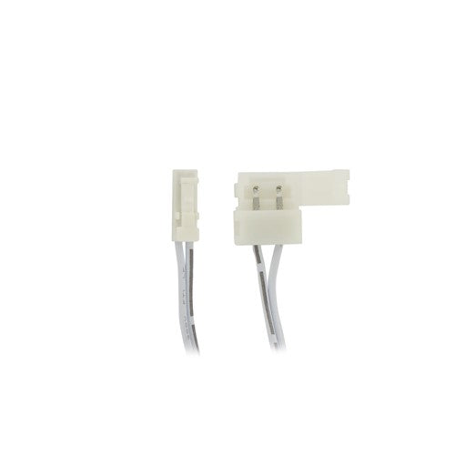 Integral LED 24V 2M Driver To Strip Connector Lead 2Pin 2.54Mm White Clip To Snap On 10Mm Single Colour Strip Connector 3A Max - ILDRAA121