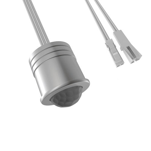 Integral LED 24V Channel Sensor Pir On/Off Surface Mounted Or Recessed 14Mm Cutout With 2Pin 2.54Mm White Clip Inline Connector For Strip Or Light 1.5M 2.5A Max - ILDRAA115