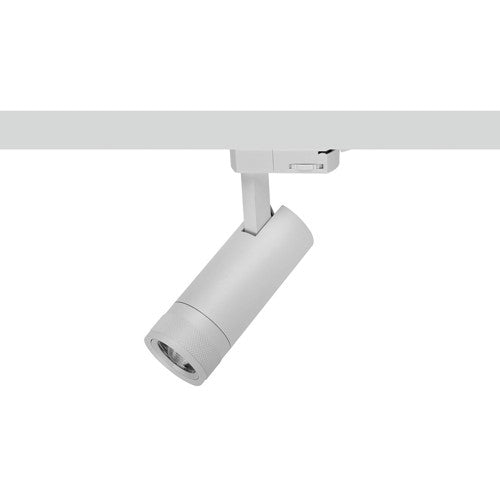 Integral LED Focuspro 8W White Led Spot Light Non-Dimmable Zoomable Beam Angle 18-50 Deg Track Mounted 3 Circuit 4000K 131Mm Cri90 500Lm 93Lm/W 220-240V - ILTSL013