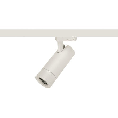 Integral LED Focuspro 15W White Led Spot Light Non-Dimmable Zoomable Beam Angle 20-55 Deg Track Mounted 3 Circuit 3000K 164Mm Cri90 1050Lm 86Lm/W 220-240V - ILTSL010